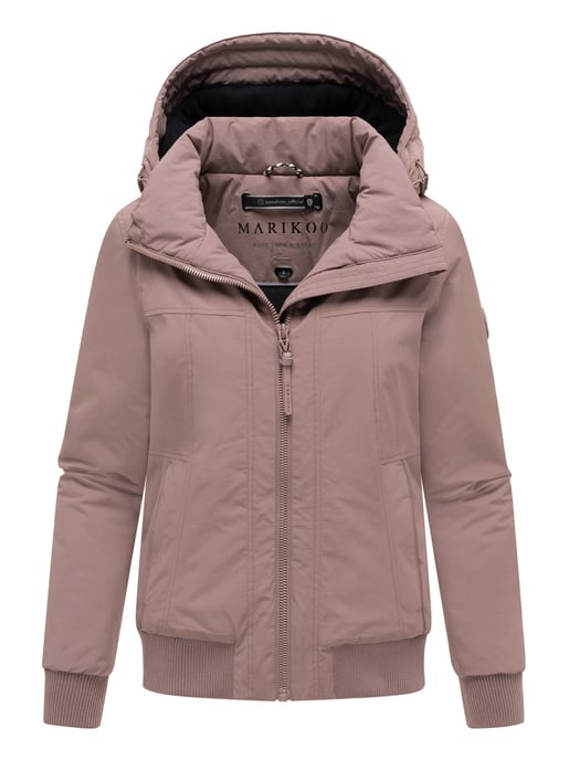 Marikoo Mooni women’s winter bomber jacket with fleece lining - Image 1