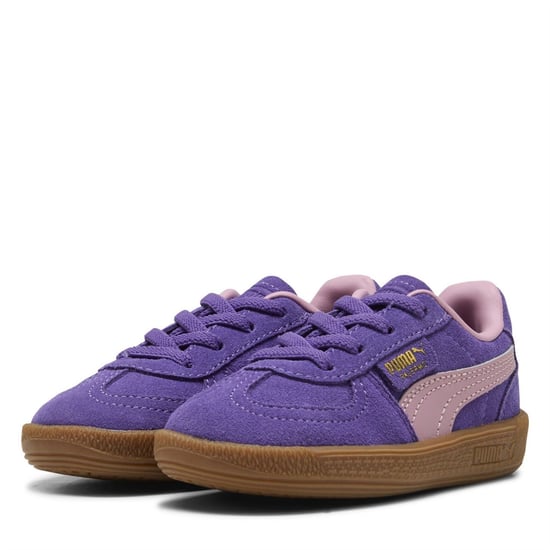 Boys Puma Low Top Trainers in TmVolt-PosdPnk - Image 1