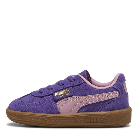 Boys Puma Low Top Trainers in TmVolt-PosdPnk - Image 2