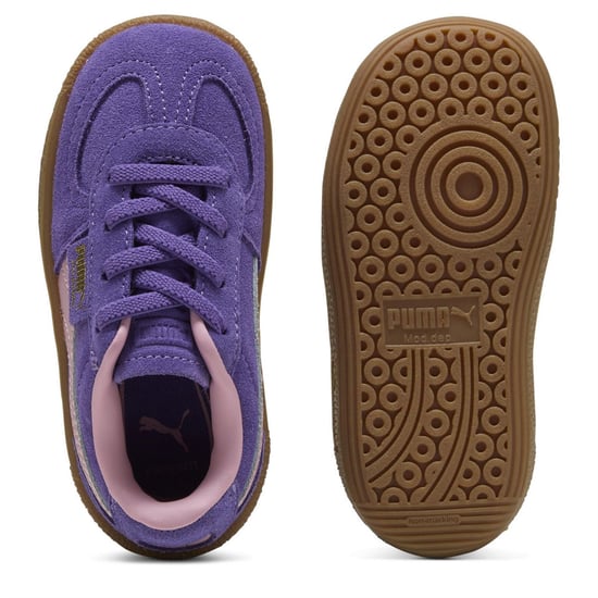Boys Puma Low Top Trainers in TmVolt-PosdPnk - Image 3
