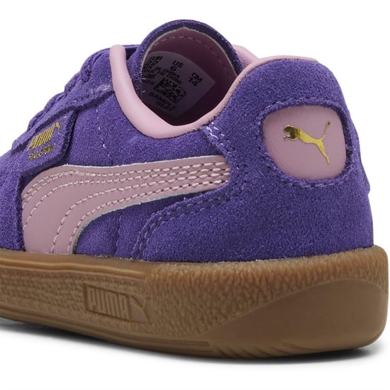 Boys Puma Low Top Trainers in TmVolt-PosdPnk - Image 5