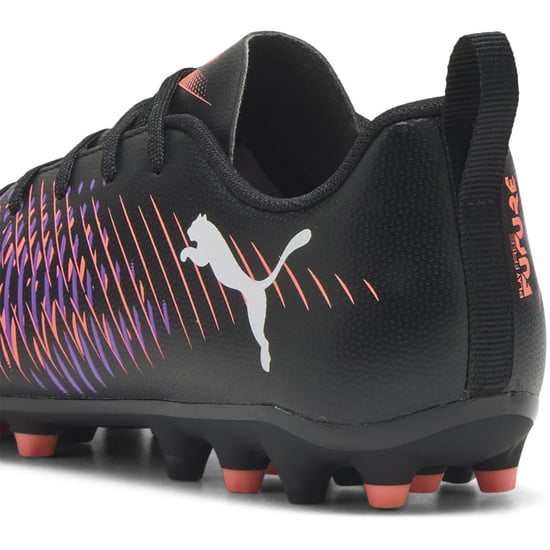 Boys Puma League Indoor Football Boots in Black-Wh - Image 5