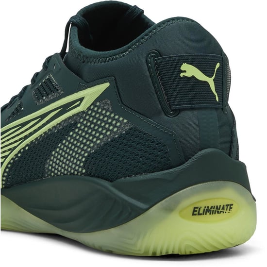 Men's Puma Eliminate Nitro Sqd 4 Handball Trainers in Green Terrain - Image 6