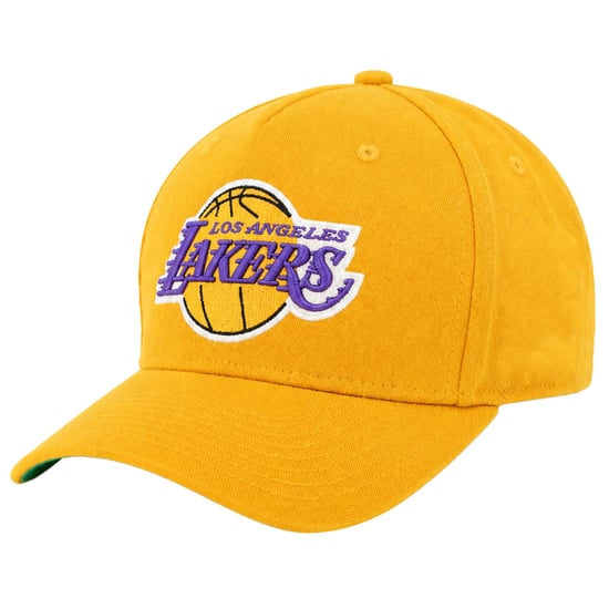 Mitchell & Ness NBA Los Angeles Lakers Kicking Wool Pro Yellow Cap - Image 1