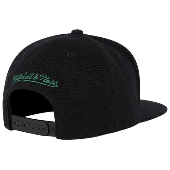 Mitchell & Ness NBA Milwaukee Bucks Wool Solid Black Cap - Image 2