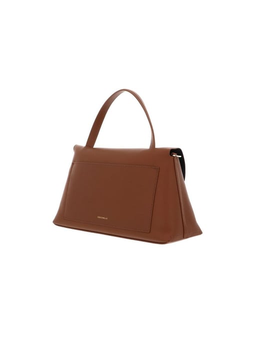 Coccinelle Top Handle Bag Cognac/Zwart - Image 4