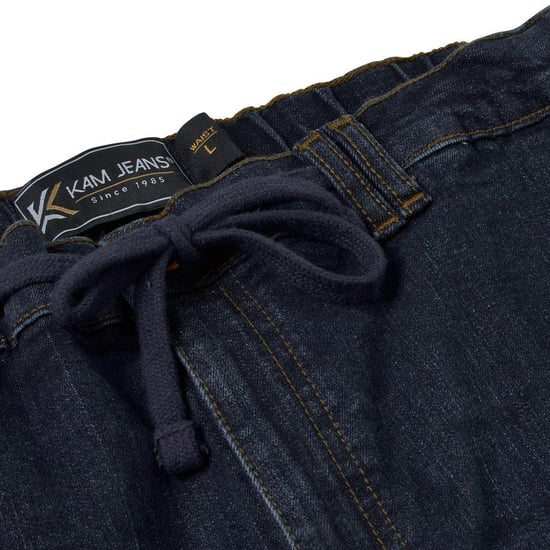 KAM Mens Big & Tall Denim Shorts - Image 3