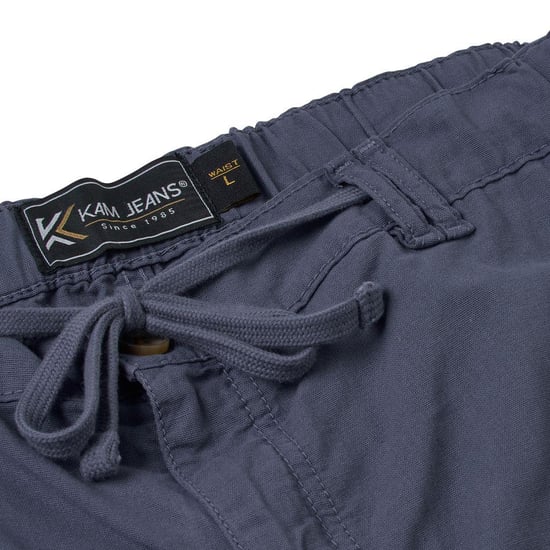 Kam Men Cotton Linen Shorts Plus Size Big & Tall - Image 3