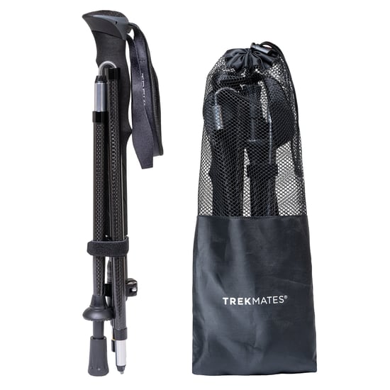 Vouwbare Carbon Polen Set Lichtgewicht Compact 5 Secties Wandelen Trekking Stokken - Image 2