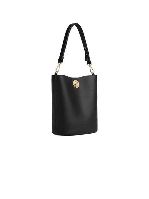 Coccinelle Embracing Tas Zwart/Cognac - Image 2