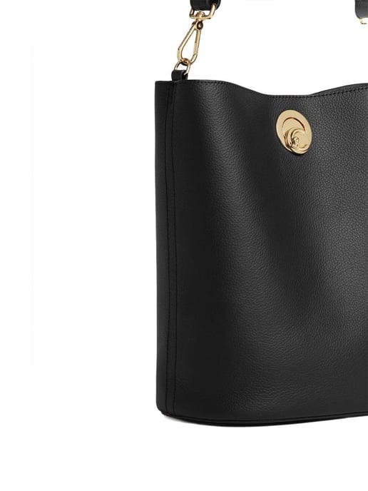 Coccinelle Embracing Tas Zwart/Cognac - Image 4