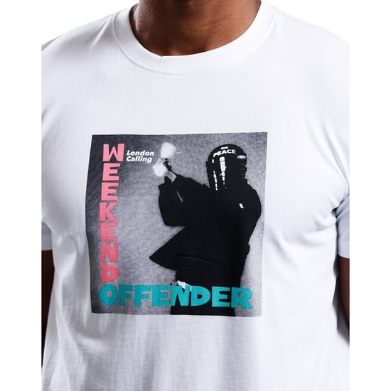 Weekend Offender Mens T-Shirt London Calling Graphic Comfort Casual Pullover Tee - Image 4