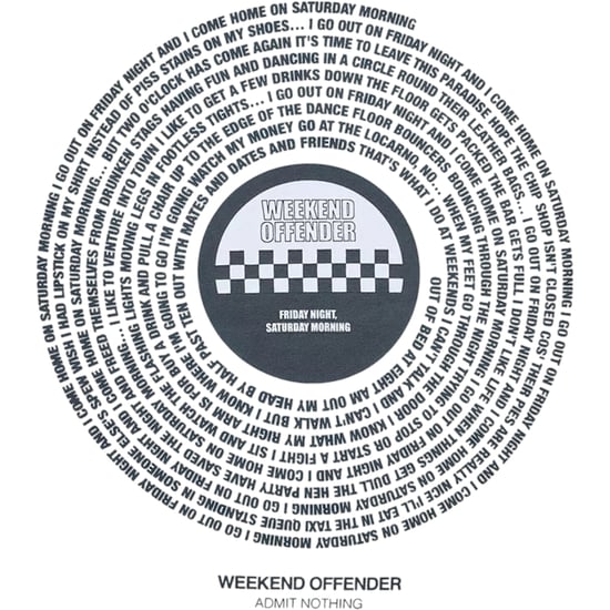 Weekend Offender Mens T Shirts Friday Night Saturday Morning Short Sleeve Tee - Image 4