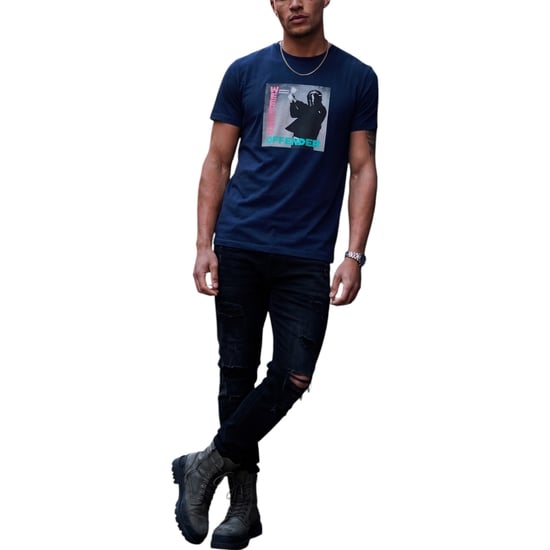 Weekend Offender Mens T-Shirt London Calling Graphic Comfort Casual Pullover Tee - Image 3