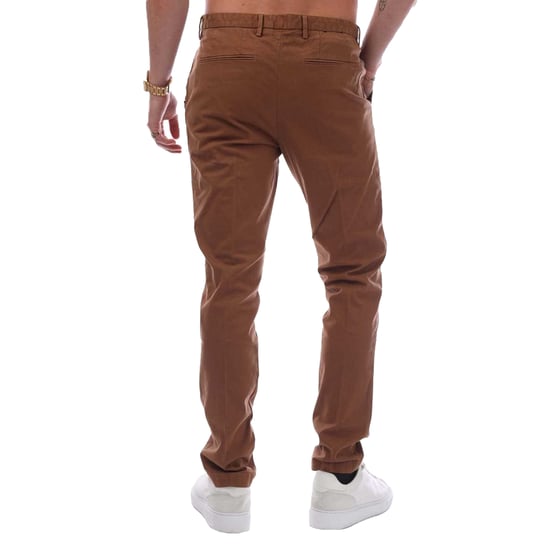 Boss Heren Logo Slim Broek (Donkerbruin) - Image 2