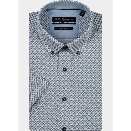 R.B. Boston Casual hemd korte mouw marshall ss button down 516670/632 - Image 1