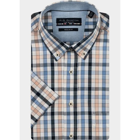 R.B. Boston Casual hemd korte mouw marshall ss button down 516670/20 - Image 2