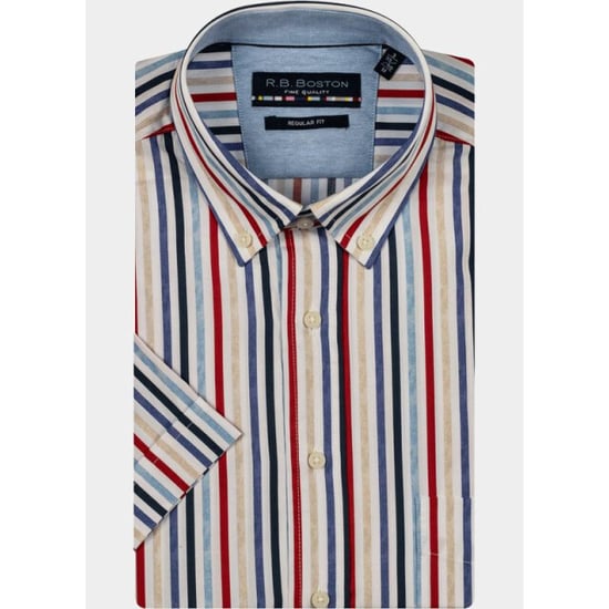 R.B. Boston Casual hemd korte mouw marshall ss button down 516670/327 - Image 2