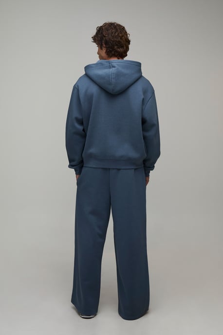 Essential Oversized Boxy Zip Through Hoodie - Image 2