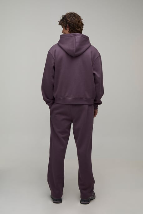 Essential Oversized Boxy Zip Through Hoodie - Image 2