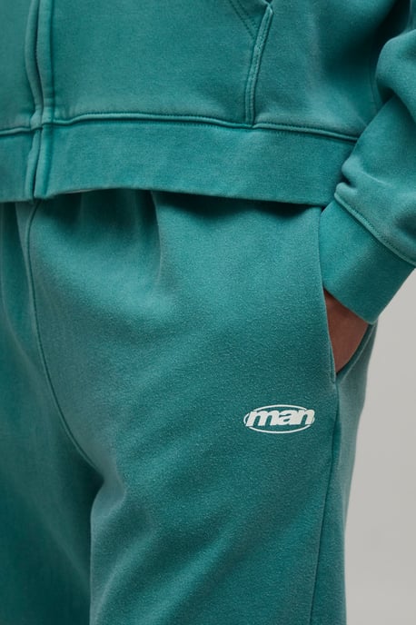 Straight Leg Man Sport Washed Joggers - Image 3