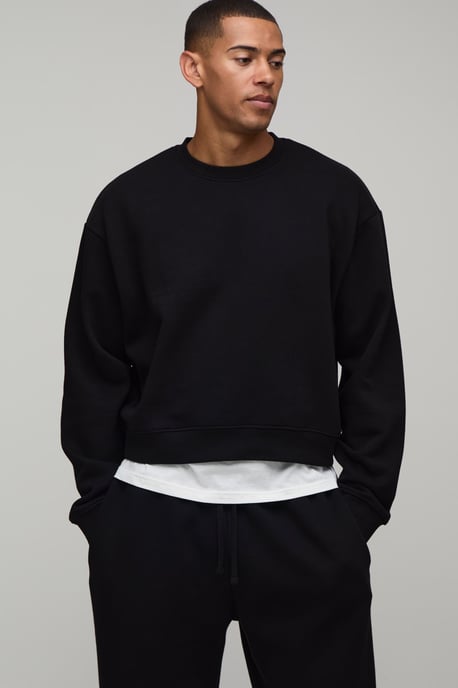 Oversized Boxy Sweatshirt and Wide Leg Jogger - Image 3