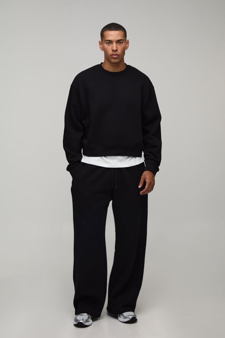 Oversized Boxy Sweatshirt and Wide Leg Jogger - Image 4