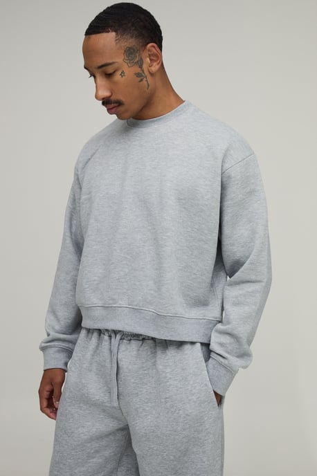 Oversized Boxy Sweatshirt and Wide Leg Jogger - Image 3