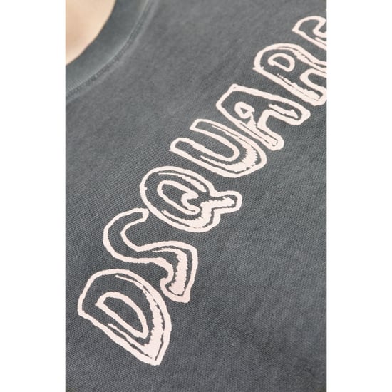 Dsquared² Gray Cotton Sweatshirt - Image 5