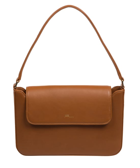 'Olivia' Oak Nappa Leather Evening Bag - Image 2