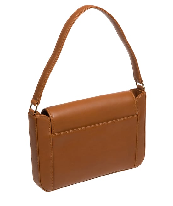 'Olivia' Oak Nappa Leather Evening Bag - Image 3