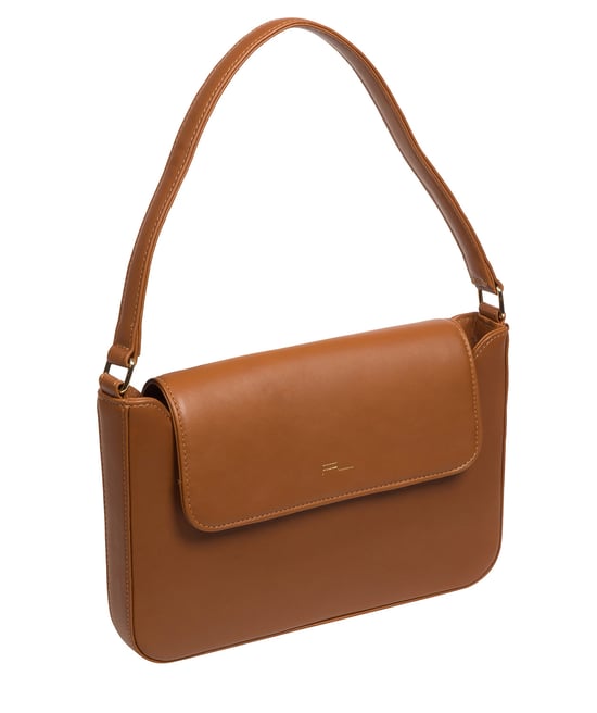 'Olivia' Oak Nappa Leather Evening Bag - Image 5