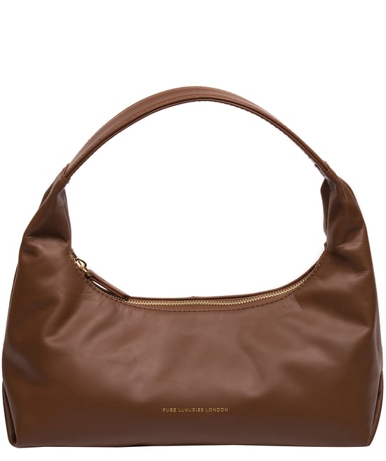 'Reese' Chestnut Nappa Leather Grab Bag - Image 2