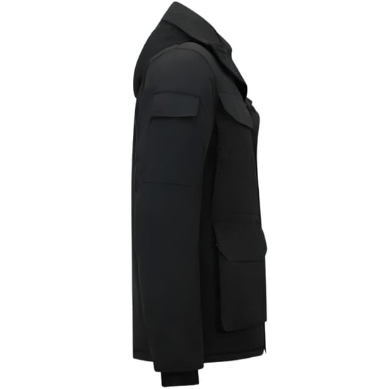 Beluomo Winterjas halflange met capuchon - Image 3