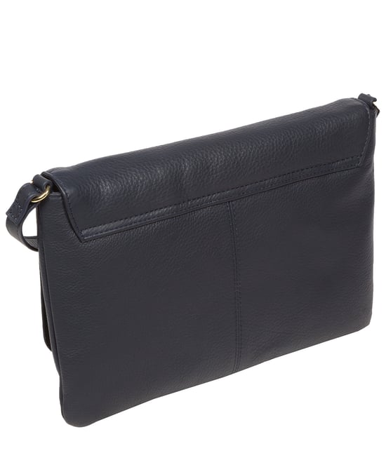 'Ruby' Navy Nappa Leather Cross Body Bag - Image 3