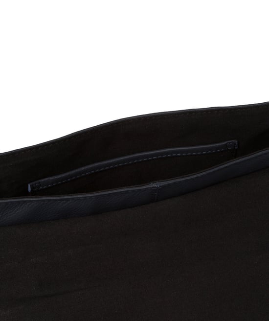 'Ruby' Navy Nappa Leather Cross Body Bag - Image 6
