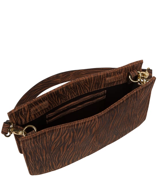 'Layla' Animal Print Nappa Leather Clutch Phone Bag - Image 4