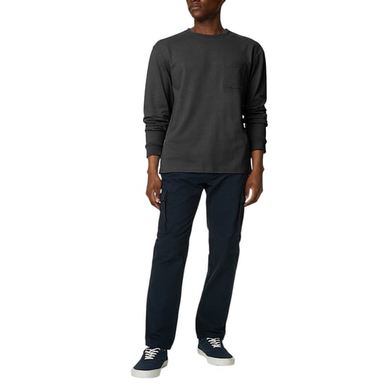 M&S Mens Long Sleeve T Shirt Pure Soft Cotton Crew Neck Oversized Fit Winter Tee - Image 3