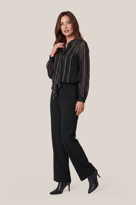 Ava Blouse Zwart - Image 2