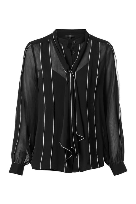 Ava Blouse Zwart - Image 3