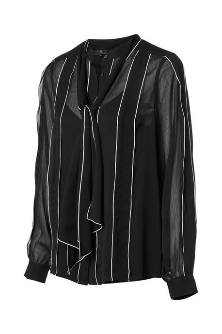 Ava Blouse Zwart - Image 4
