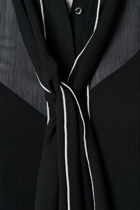Ava Blouse Zwart - Image 6
