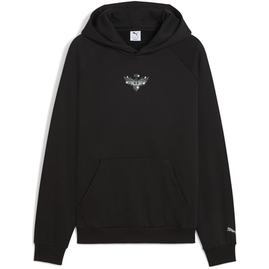 Men's Puma Melo Alwayz On 1 Performance Hoodie in Black/Silver - Image 1