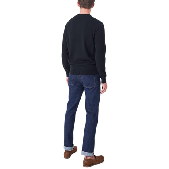 Crew Clothing Mens Jumper V Neck Long Sleeve Regular Fit Lightweight Knit Sweat - Image 3