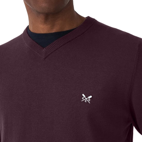 Crew Clothing Mens Jumper V Neck Long Sleeve Regular Fit Lightweight Knit Sweat - Image 2