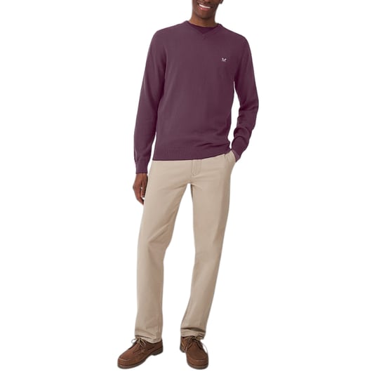 Crew Clothing Mens Jumper V Neck Long Sleeve Regular Fit Lightweight Knit Sweat - Image 3