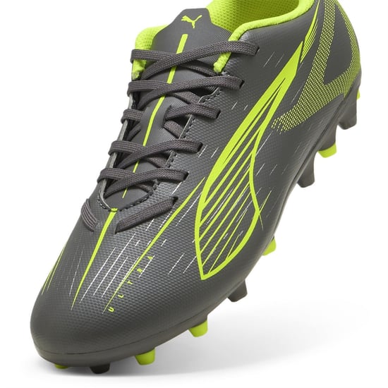Boys Puma Kids Firm Ground Football Boots in Matte Aged Sil - Image 6