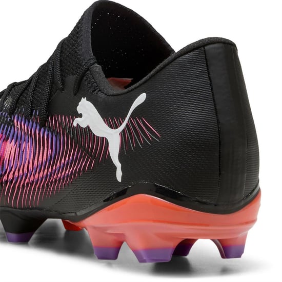 Men's Puma 8 MATCH Artificial Ground Football Boots in Black/Purple - Image 5