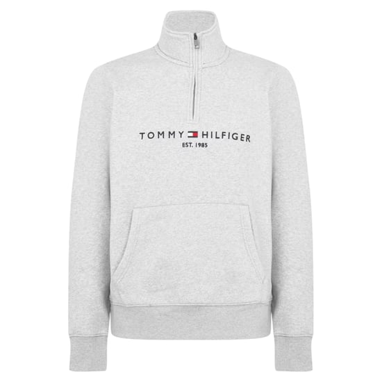Tommy Hilfiger Mens Sweatshirts Regular Fit Logo Mock Turtleneck Half-Zip Sweats - Image 4
