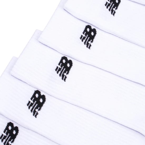 New Balance 6 Pack Socks Mens Everyday Crew Socks Poly Cotton Trainers Socks - Image 3